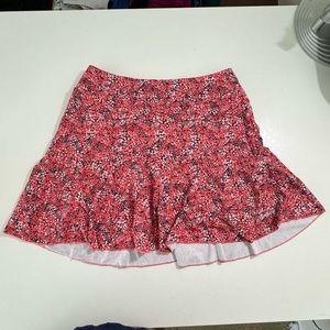 Cutter and Buck floral print skort